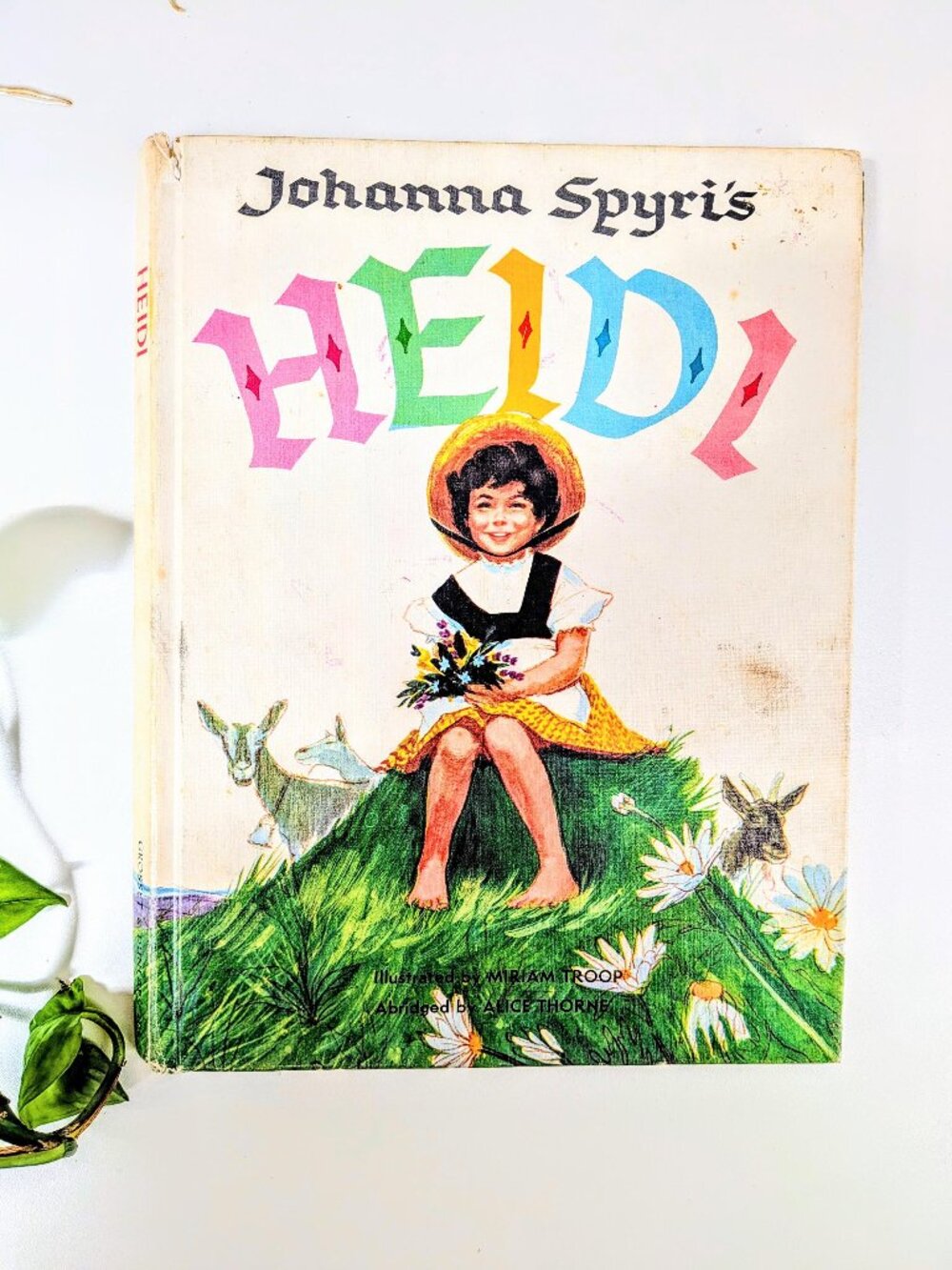 Vintage 1970s Heidi Hardcover Book | Classic Retro Children's Fiction